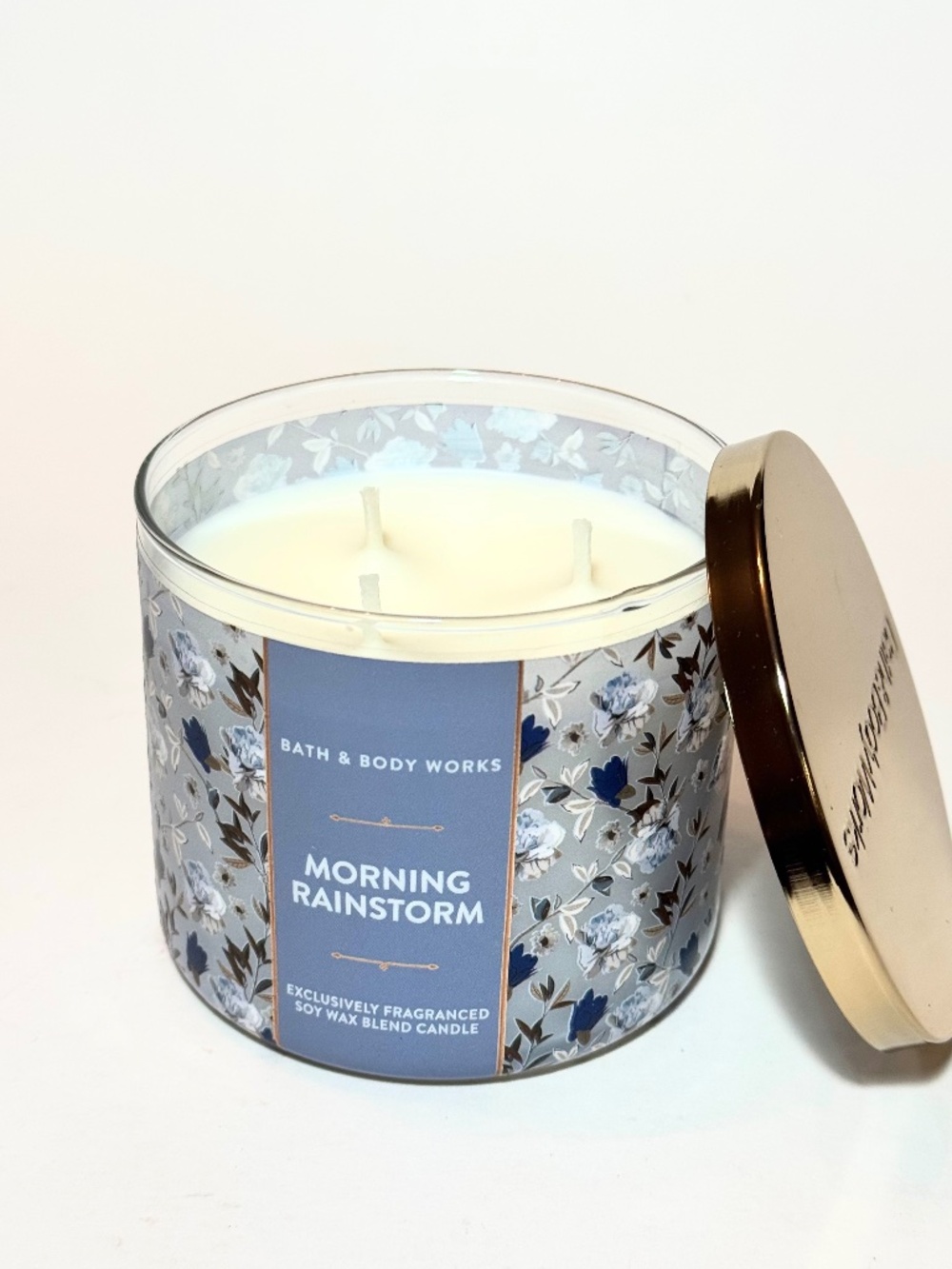 MORNING RAINSTORM 3 Wick Candle - Picture 3 of 3